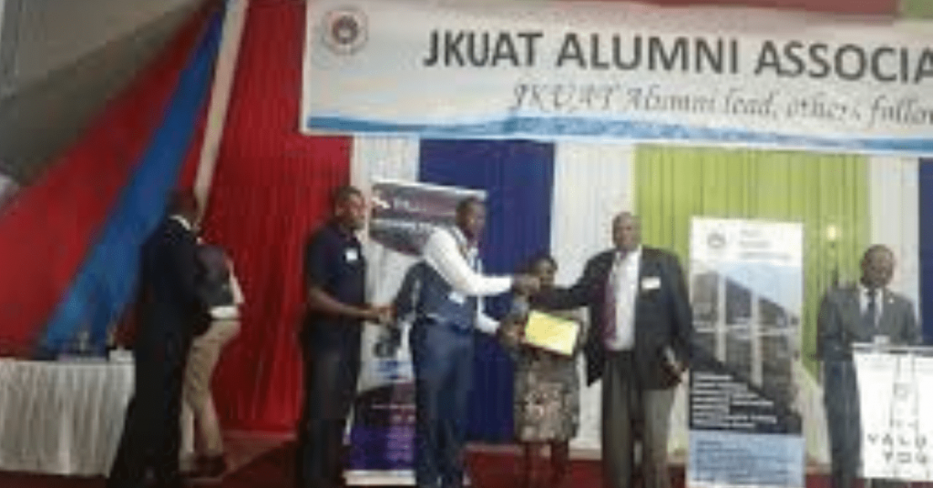 Reuben Kimani bags the coveted 2018 JKUAT Alumni Achievement Award Reuben Kimani bags the coveted 2018 JKUAT Alumni Achievement Award