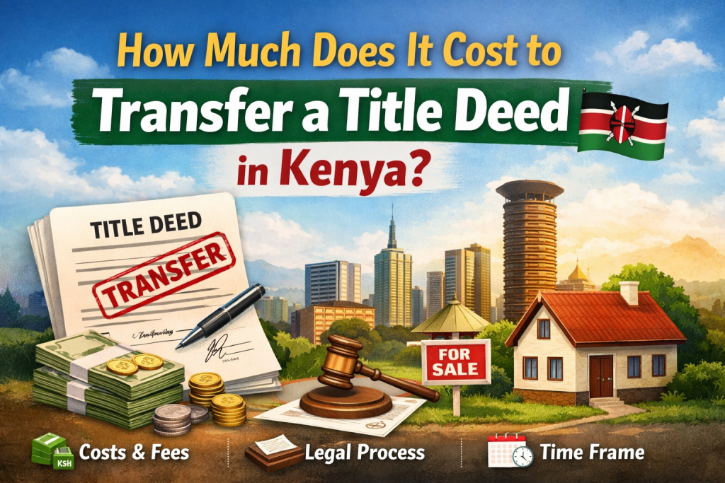 How Much Does It Cost to Transfer a Title Deed in Kenya?