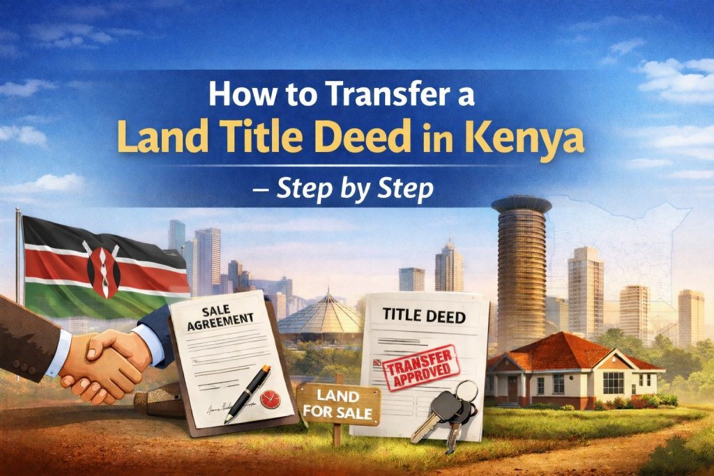 Title Deed Transfer Process in Kenya: A Step-by-Step Guide Title Deed Transfer Process in Kenya: A Step-by-Step Guide