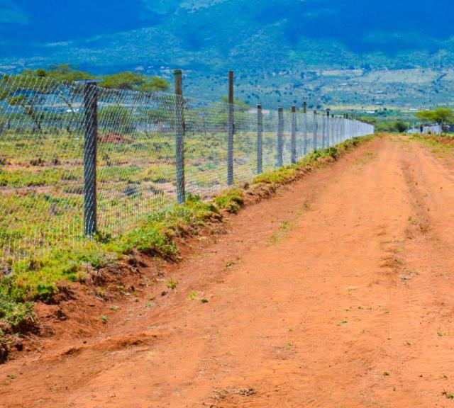 Installation of Perimeter Fence now Complete at Park Estate Ngong Phase II