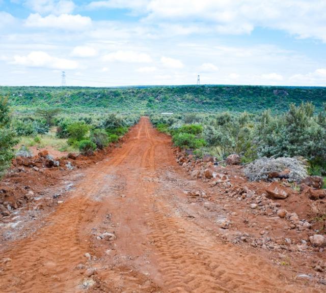 Grading of access road from Ngong – Suswa tarmac to Ngong Springs now complete