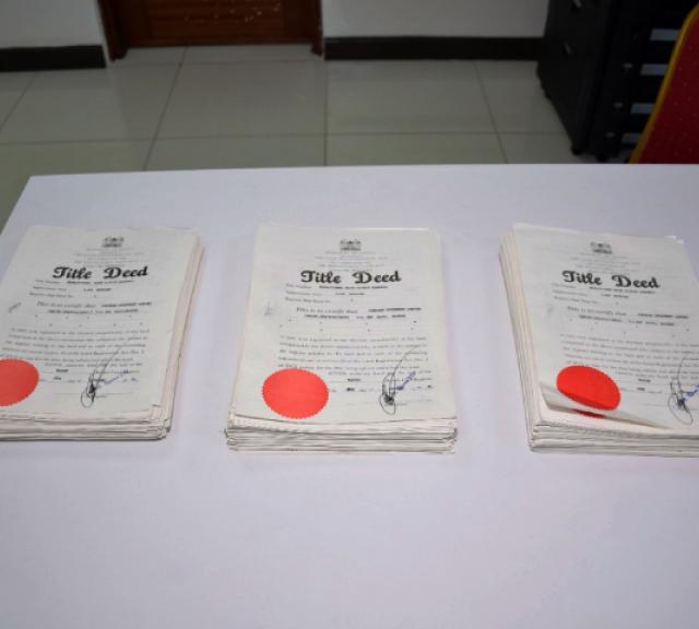 Title Deeds Delivered for The Vineyard Ngong