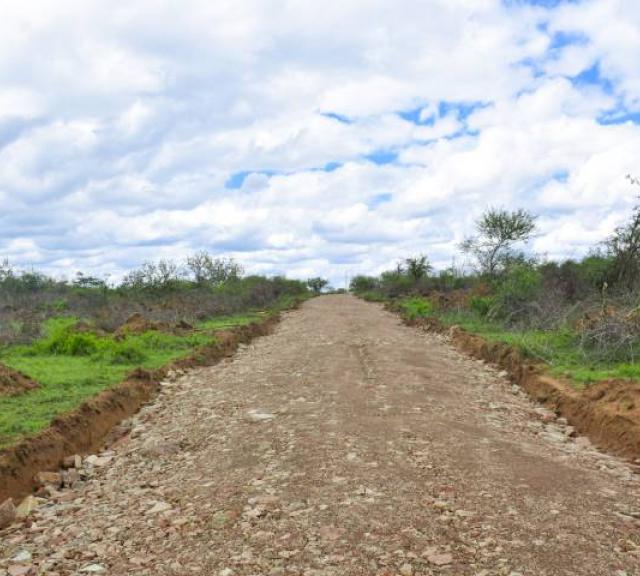 Grading and Murraming of Access Road now Complete