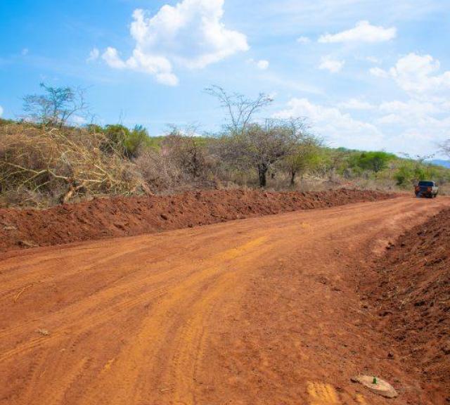 Ongoing Beaconing and Grading of Access Roads