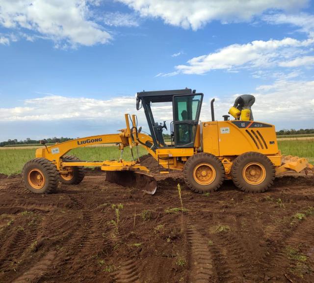 Ongoing Grading and Murraming of Access Roads