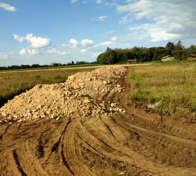 Ongoing Grading and Murraming of Access Roads