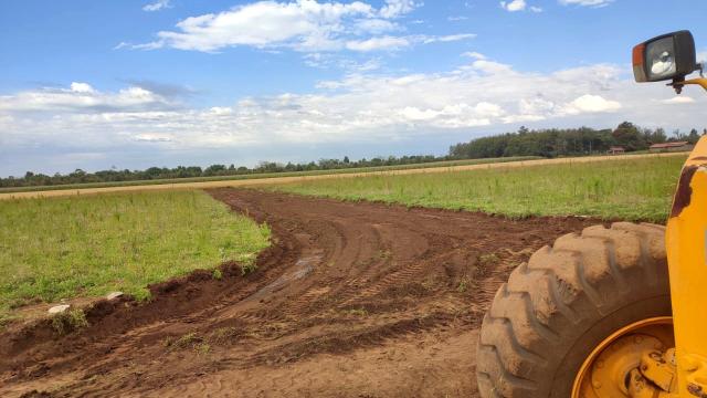 Ongoing Grading and Murraming of Access Roads