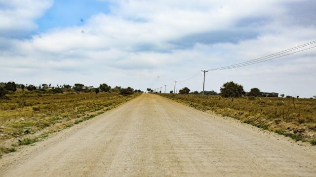 Grading, murraming and compacting of access road leading to Selim Plains - Konza from Konza city now complete