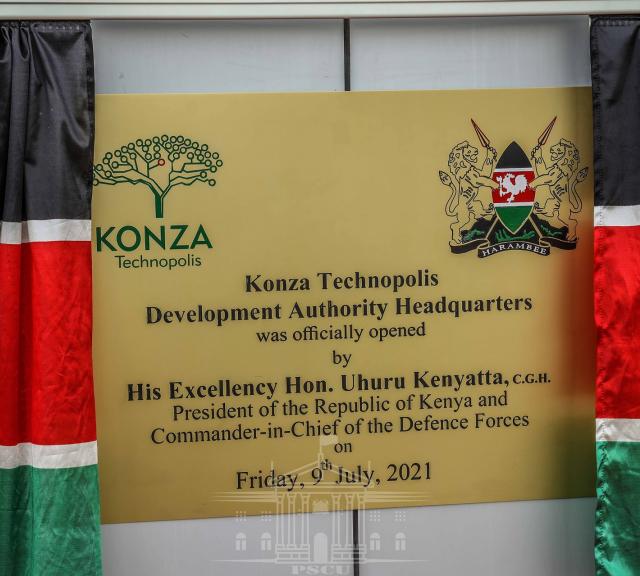 President Uhuru Commissions and Inspects 3 Key Projects in Konza City