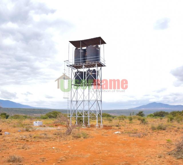Borehole Drilling And Water Tower Construction Complete