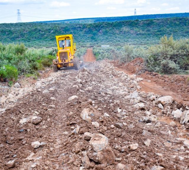 Ongoing Grading of Access Roads