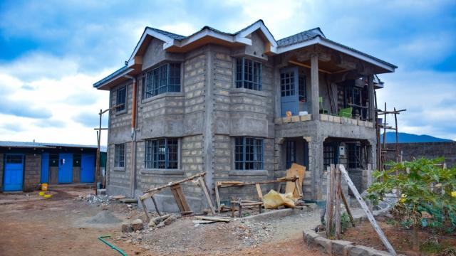 Clients who invested in Ngong Blossom now building their own homes