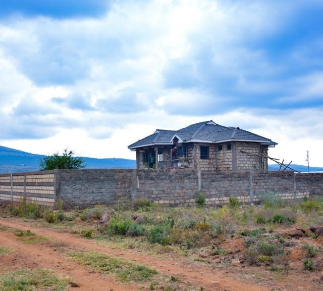 Clients who invested in Ngong Blossom now building their own homes